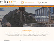 Tablet Screenshot of eikos.fr